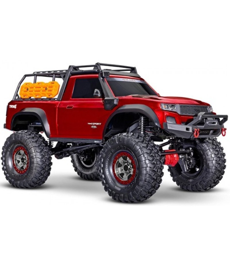 Traxxas TRX-4 Sport High Trail Edition 1/10 Scale Trail Rock Crawler (Red) w/TQ 2.4GHz Radio