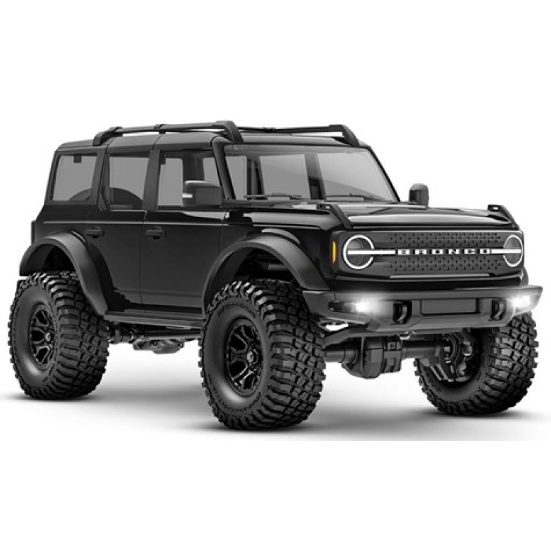 Traxxas TRX-4M 1/18 Electric Rock Crawler w/Ford Bronco Body (Black) w/TQ 2.4GHz Radio