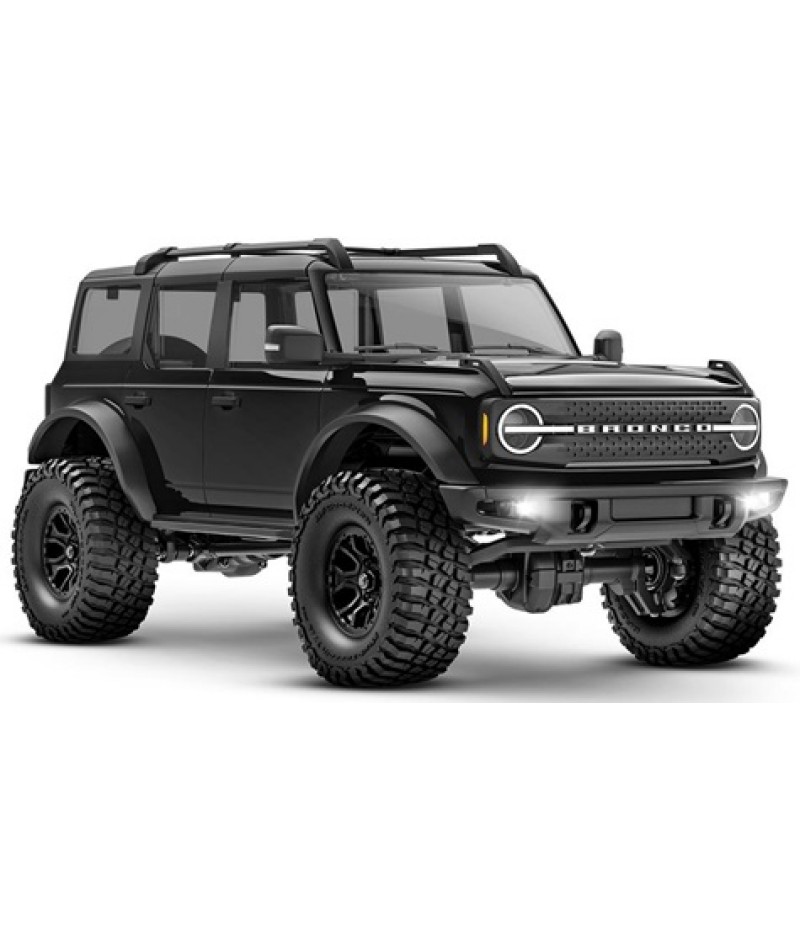 Traxxas TRX-4M 1/18 Electric Rock Crawler w/Ford Bronco Body (Black) w/TQ 2.4GHz Radio