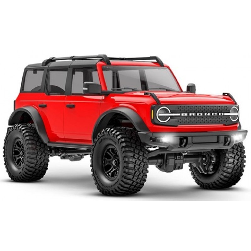 Traxxas TRX-4M 1/18 Electric Rock Crawler w/Ford Bronco Body (Red) w/TQ 2.4GHz Radio