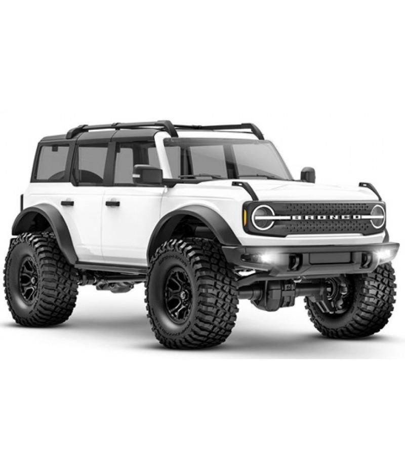 Traxxas TRX-4M 1/18 Electric Rock Crawler w/Ford Bronco Body (White) w/TQ 2.4GHz Radio