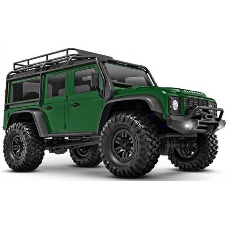 Traxxas TRX-4M 1/18 Electric Rock Crawler w/Land Rover Defender Body (Green) w/TQ 2.4GHz Radio