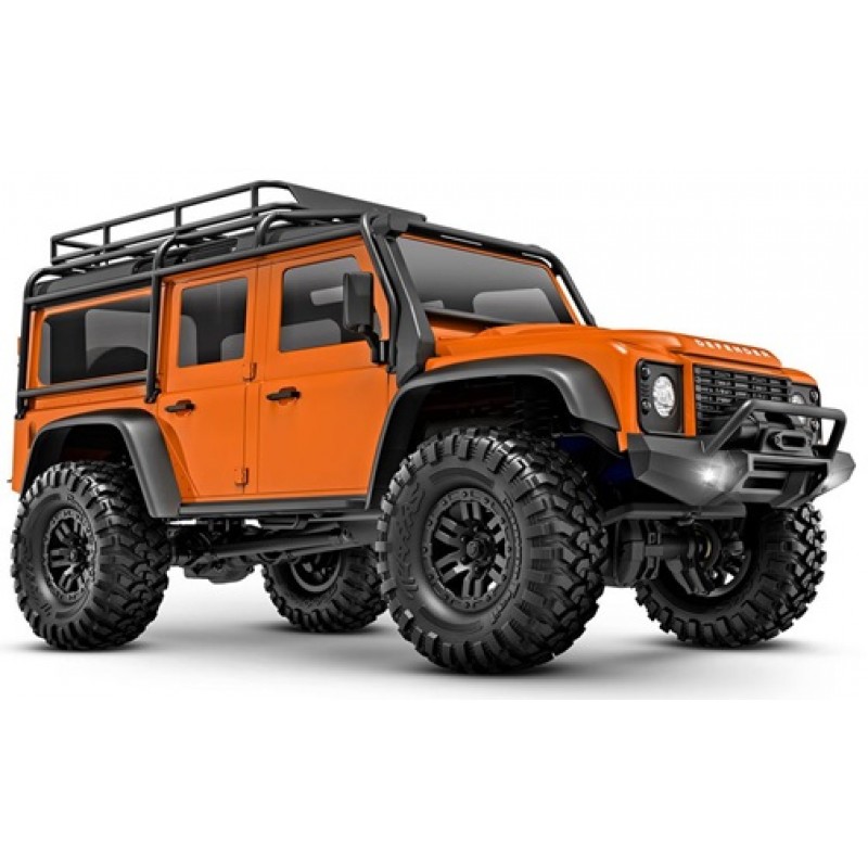 Traxxas TRX-4M 1/18 Electric Rock Crawler w/Land Rover Defender Body (Orange) w/TQ 2.4GHz Radio