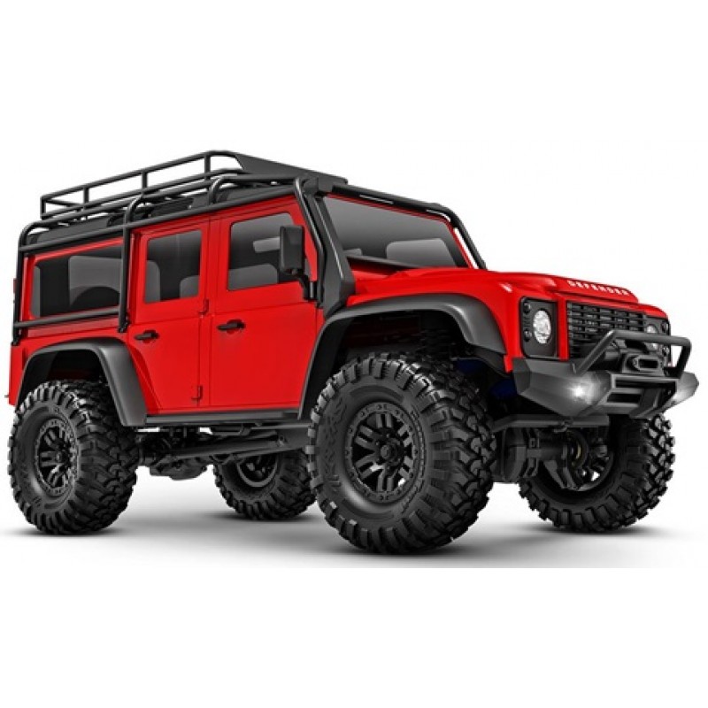 Traxxas TRX-4M 1/18 Electric Rock Crawler w/Land Rover Defender Body (Red) w/TQ 2.4GHz Radio