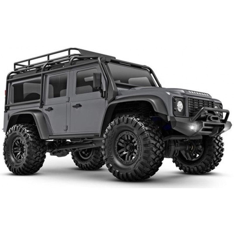 Traxxas TRX-4M 1/18 Electric Rock Crawler w/Land Rover Defender Body (Silver) w/TQ 2.4GHz Radio