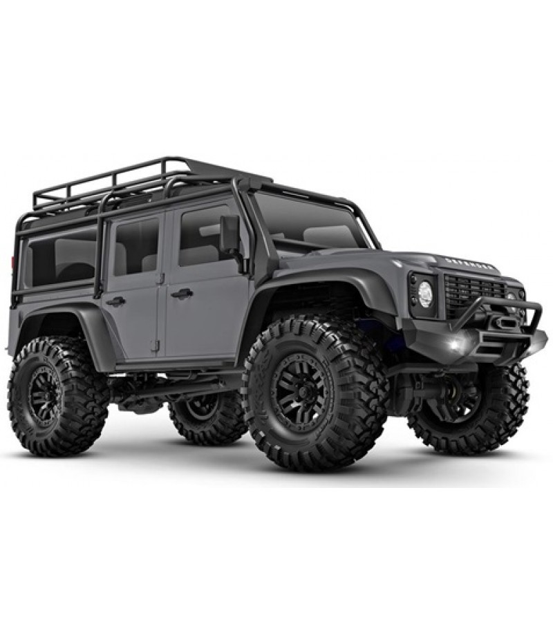 Traxxas TRX-4M 1/18 Electric Rock Crawler w/Land Rover Defender Body (Silver) w/TQ 2.4GHz Radio