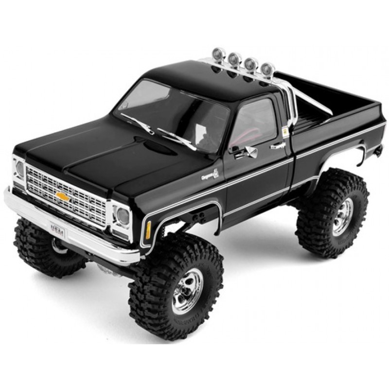 Traxxas TRX-4M 1/18 High Trail Edition Micro Rock Crawler w/Chevrolet K10 Body (Black) & TQ 2.4GHz Radio