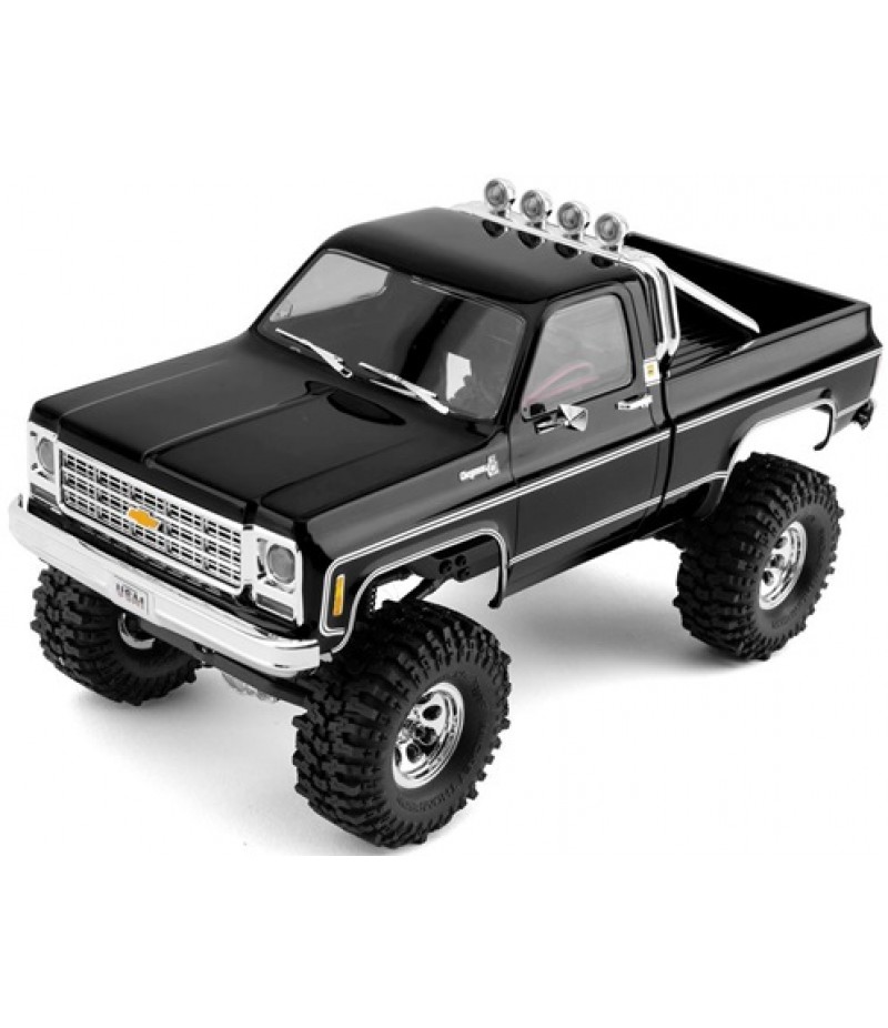 Traxxas TRX-4M 1/18 High Trail Edition Micro Rock Crawler w/Chevrolet K10 Body (Black) & TQ 2.4GHz Radio