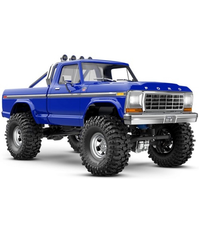 Traxxas TRX-4M 1/18 High Trail Edition Micro Rock Crawler w/Ford F-150 Body (Blue) & TQ 2.4GHz Radio