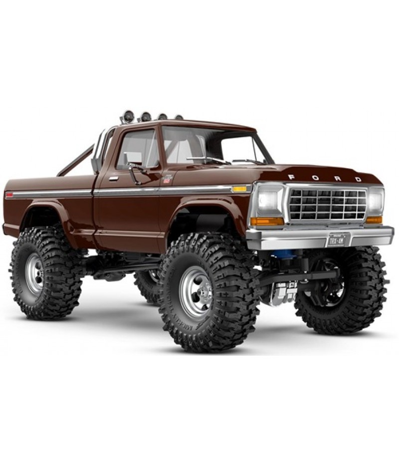 Traxxas TRX-4M 1/18 High Trail Edition Micro Rock Crawler w/Ford F-150 Body (Brown) & TQ 2.4GHz Radio