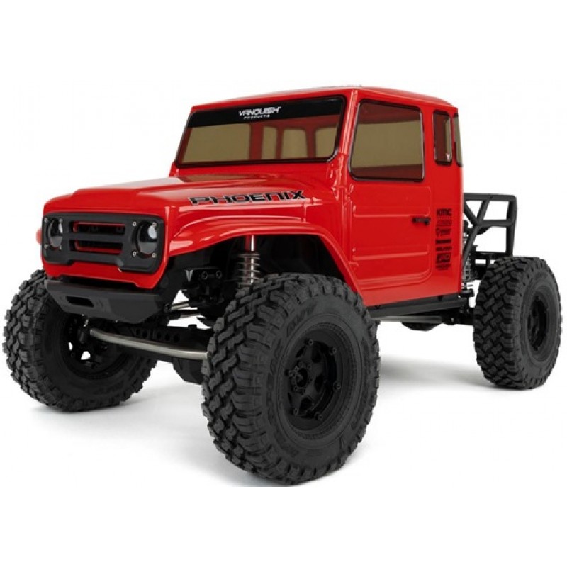 Vanquish Products VS4-10 Phoenix Straight Axle RTR Rock Crawler (Red)