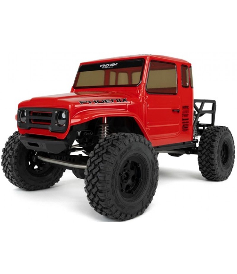 Vanquish Products VS4-10 Phoenix Straight Axle RTR Rock Crawler (Red)