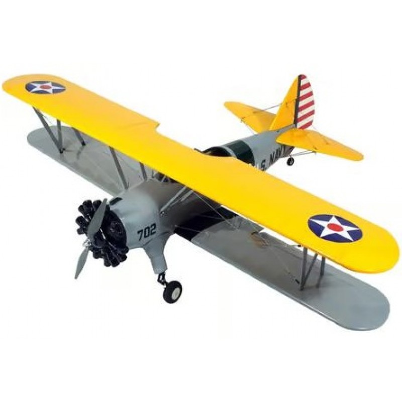 DW Hobby PT-17 Stearman ARF Electric Biplane Airplane Combo Kit (1400mm)