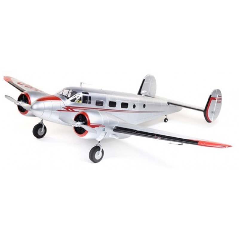 E-flite Beechcraft D18 1.5m Bind-N-Fly Basic Electric Airplane (1499mm) w/Smart ESC, AS3X & SAFE