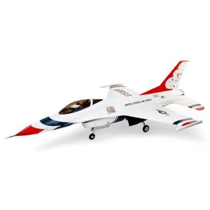 E-flite F-16 Thunderbird 80mm ARF Plus EDF Jet Airplane (1000mm)