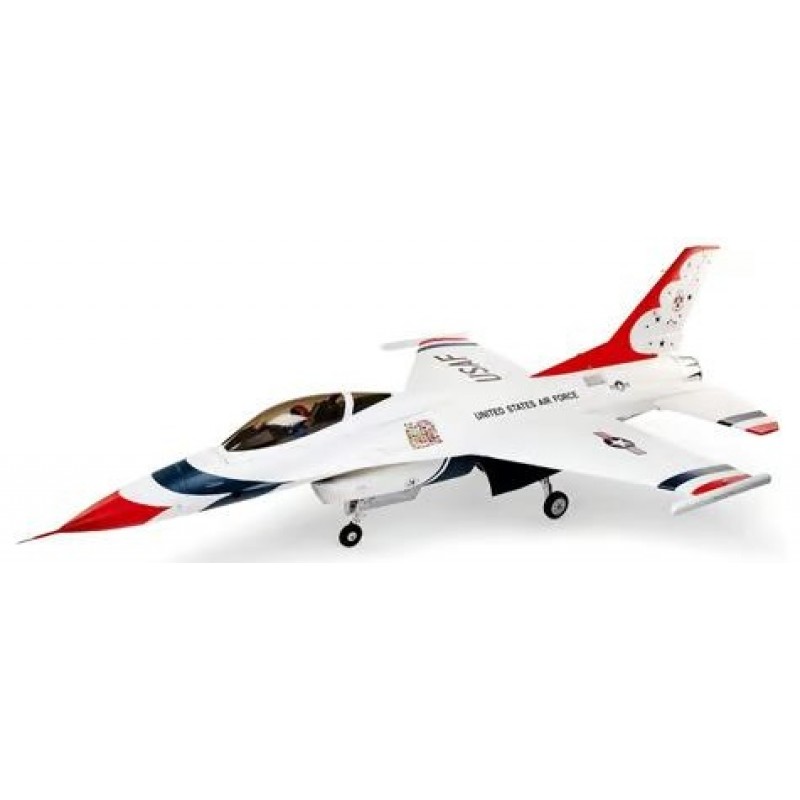 E-flite F-16 Thunderbird 80mm BNF Basic EDF Jet Airplane (1000mm) w/AS3X & SAFE Technology