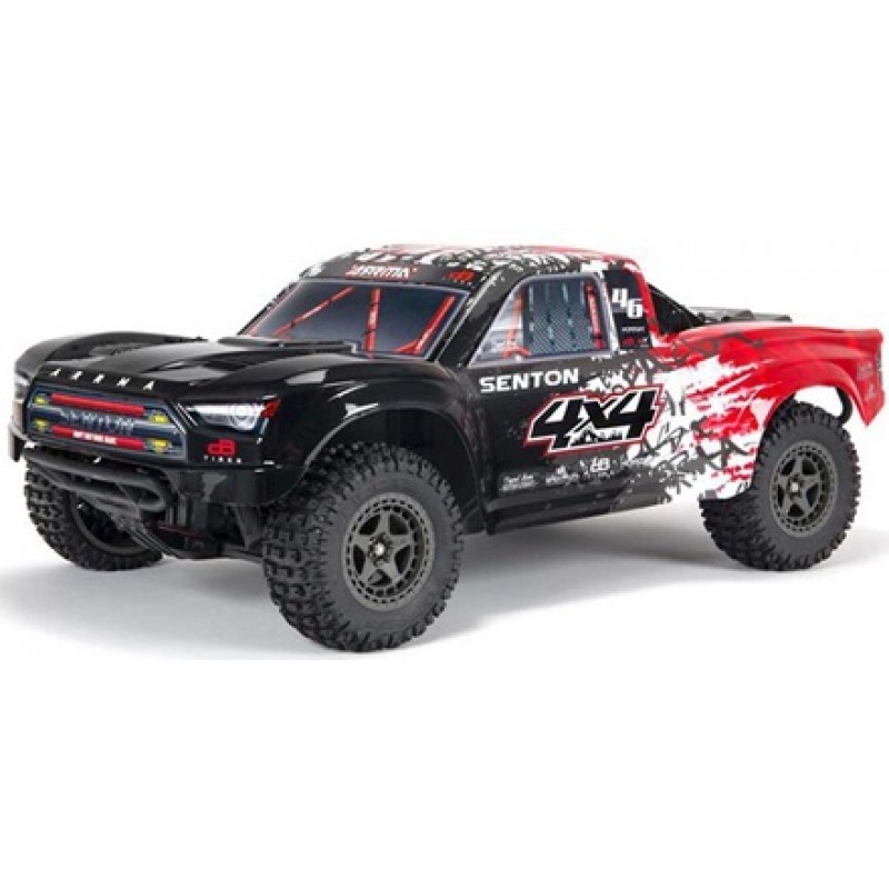 Arrma 1/10 SENTON 4X4 V3 3S BLX Brushless Short Course Truck RTR (Red)