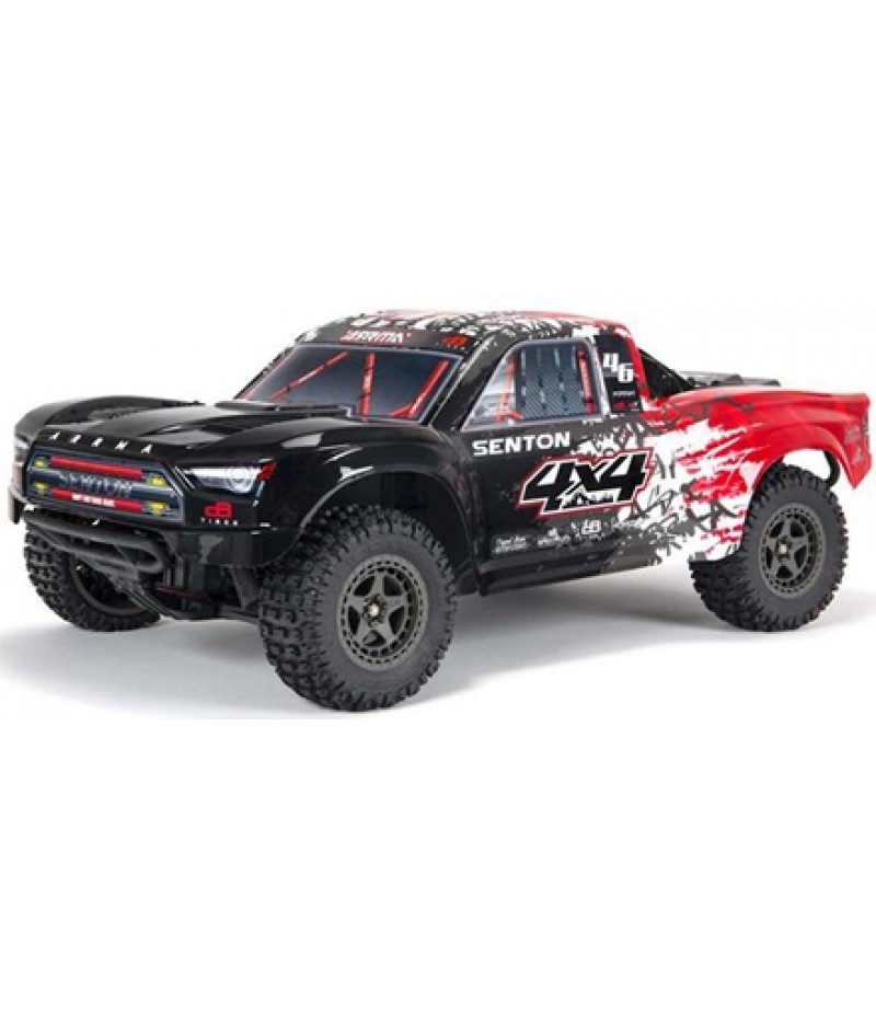 Arrma 1/10 SENTON 4X4 V3 3S BLX Brushless Short Course Truck RTR (Red)