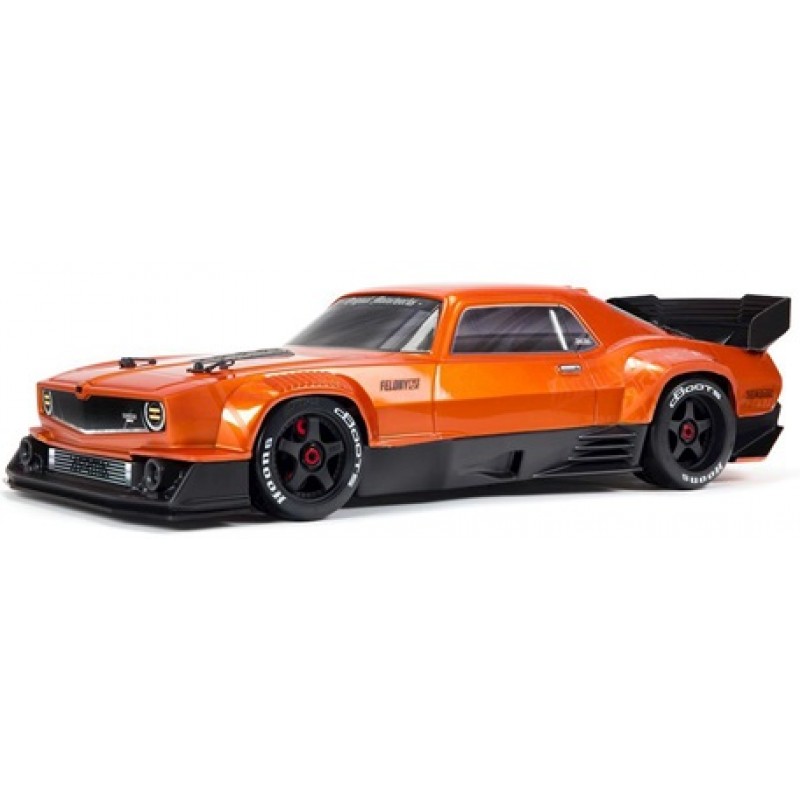 Arrma 1/7 FELONY 6S BLX Street Bash All-Road Muscle Truck RTR (Orange)