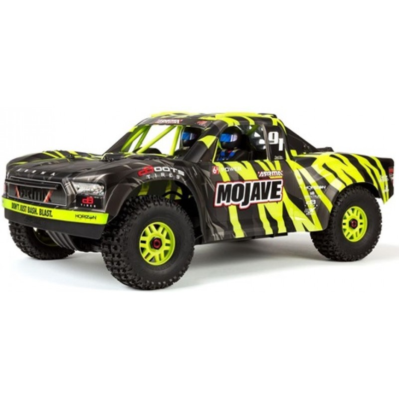 Arrma 1/7 MOJAVE 6S V2 4WD BLX Desert Truck with Spektrum Firma RTR (Green / Black)