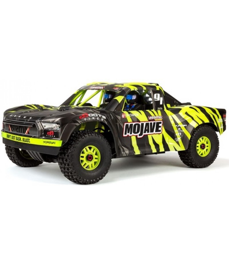 Arrma 1/7 MOJAVE 6S V2 4WD BLX Desert Truck with Spektrum Firma RTR (Green / Black)