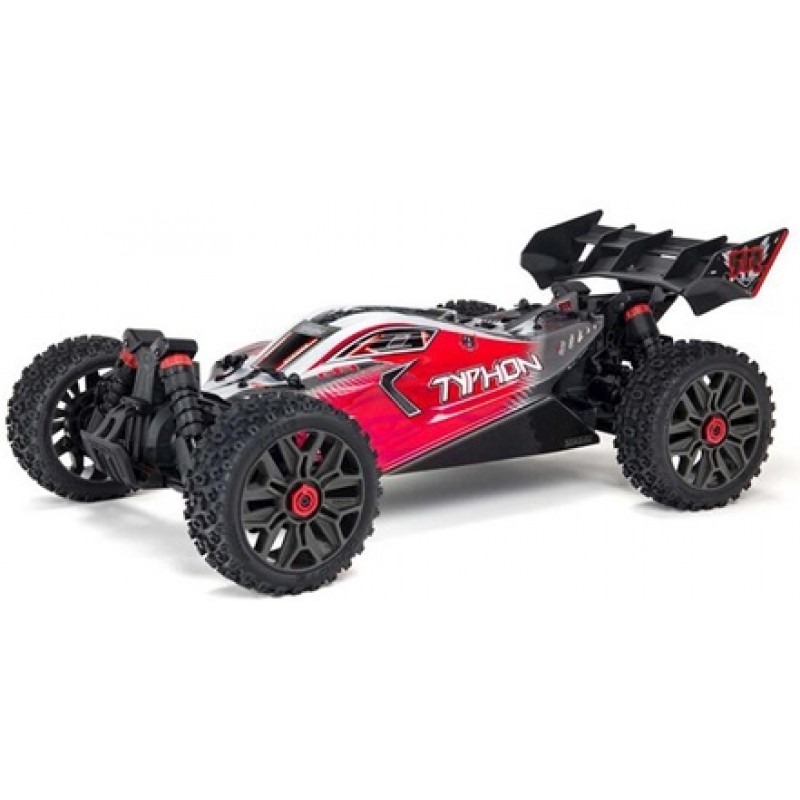 Arrma 1/8 TYPHON 4X4 V3 3S BLX Red Brushless Buggy RTR ARA4306V3