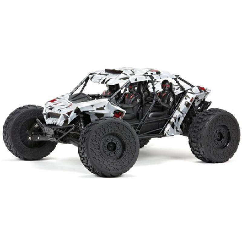 Arrma FIRETEAM 6S BLX 4WD Brushless 1/7 Speed Assault Vehicle (White Camo) w/SLT3 2.4GHz Radio