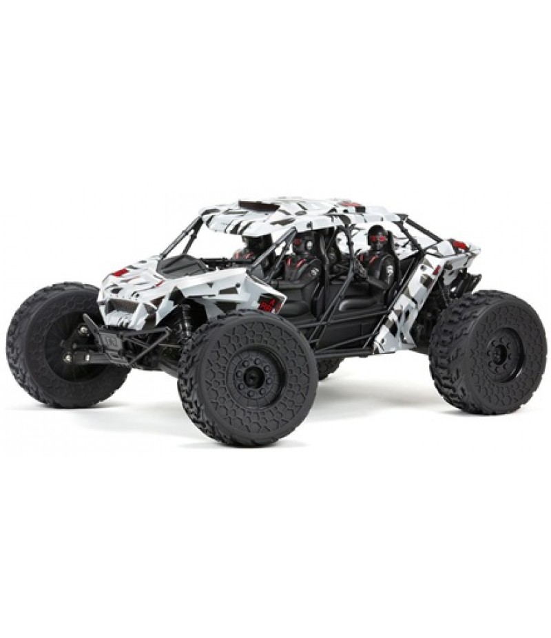 Arrma FIRETEAM 6S BLX 4WD Brushless 1/7 Speed Assault Vehicle (White Camo) w/SLT3 2.4GHz Radio