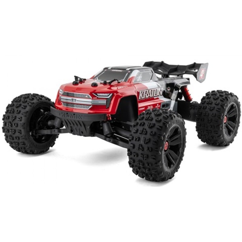 Arrma Kraton 4S V2 BLX RTR 1/10 4WD Brushless Monster Truck (Red) w/SLT3 2.4GHz Radio & Smart ESC