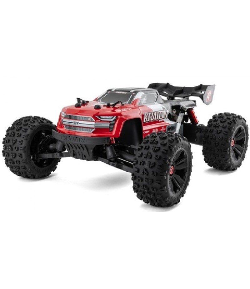 Arrma Kraton 4S V2 BLX RTR 1/10 4WD Brushless Monster Truck (Red) w/SLT3 2.4GHz Radio & Smart ESC