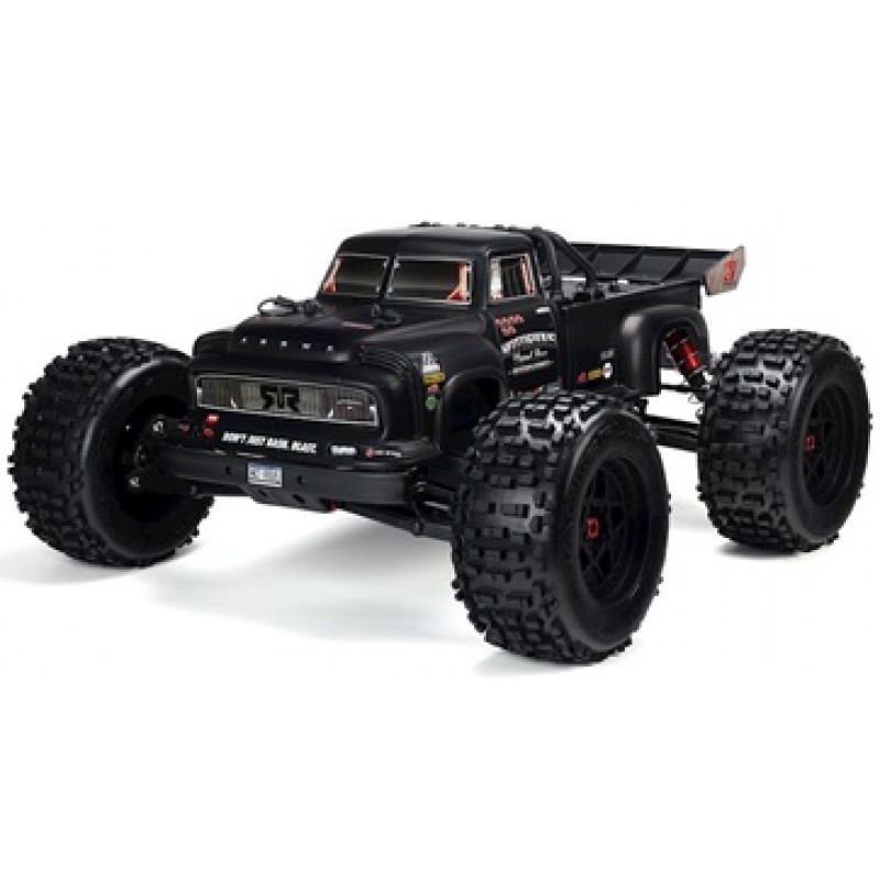 Arrma NOTORIOUS 6S V5 4WD 1/8 BLX Stunt Truck with Spektrum Firma RTR (Black)