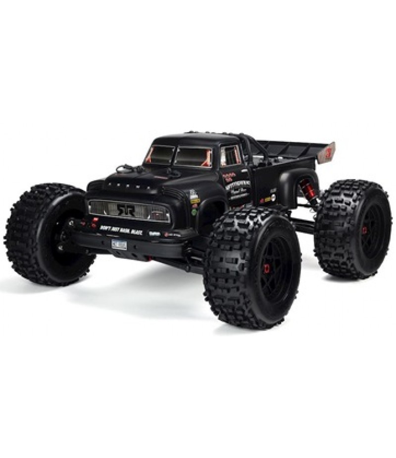 Arrma NOTORIOUS 6S V5 4WD 1/8 BLX Stunt Truck with Spektrum Firma RTR (Black)