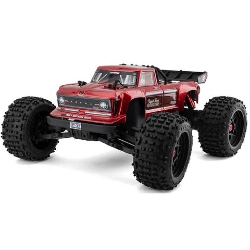 Arrma Outcast 4S V2 BLX Brushless RTR 1/10 Stunt Truck (Red) w/SLT3 2.4GHz Radio & Smart ESC