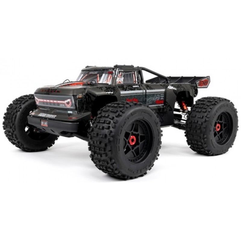 Arrma Outcast 8S BLX EXB Brushless RTR 1/5 4WD Stunt Truck (Black) w/DX3 Radio, Smart ESC & AVC