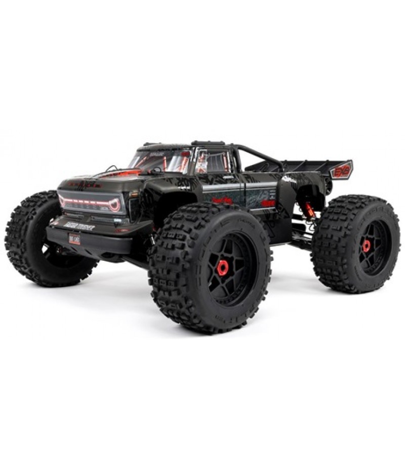 Arrma Outcast 8S BLX EXB Brushless RTR 1/5 4WD Stunt Truck (Black) w/DX3 Radio, Smart ESC & AVC