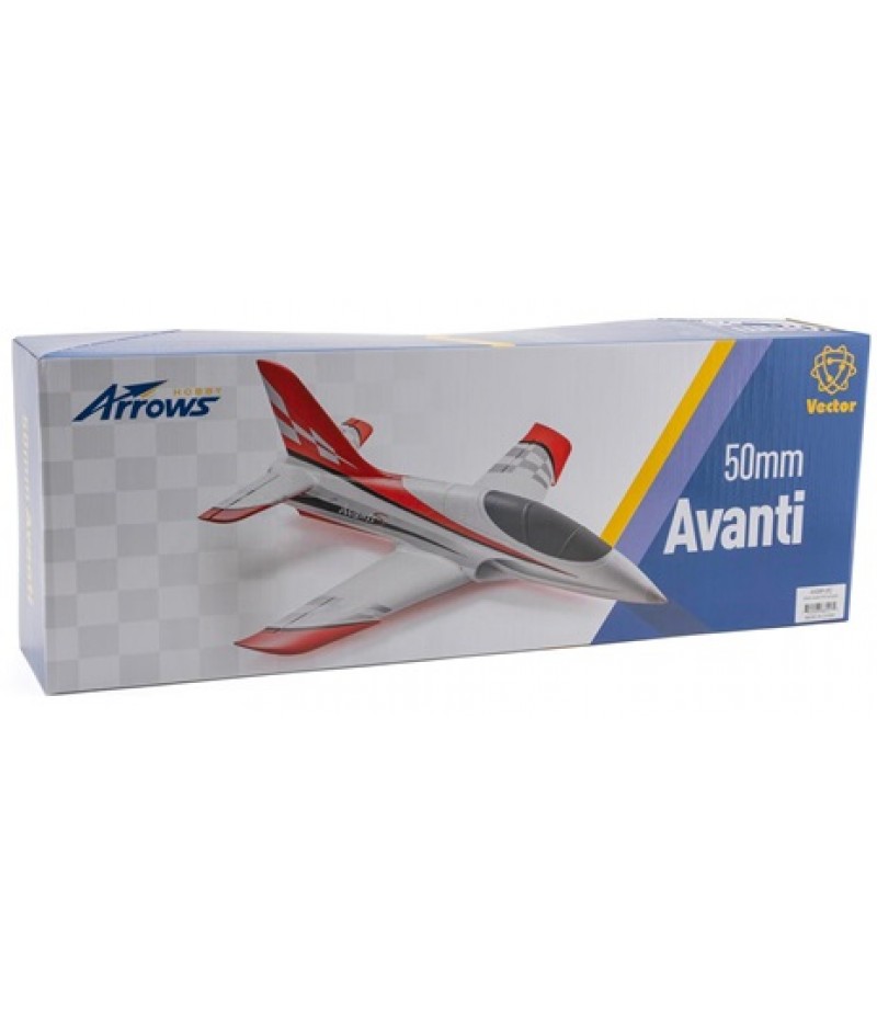 Arrows Hobby Avanti 50mm EDF PNP Electric Airplane (640mm) w/Vector Flight Stabilization System