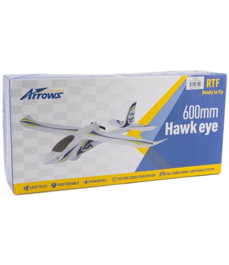 Arrows Hobby Hawk Eye RTF Electric Airplane (600mm) w/Vector Flight Stabilization System