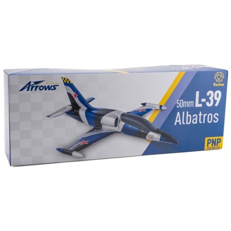 Arrows Hobby L-39 Albatros 50mm EDF PNP Electric Airplane (659mm) w/Vector Flight Stabilization System