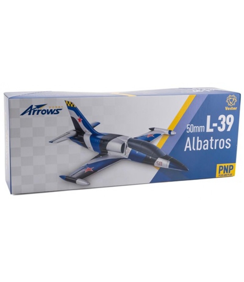 Arrows Hobby L-39 Albatros 50mm EDF PNP Electric Airplane (659mm) w/Vector Flight Stabilization System