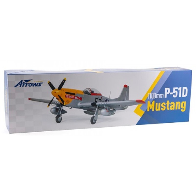 Arrows Hobby P-51D Mustang PNP Electric Airplane (1100mm)