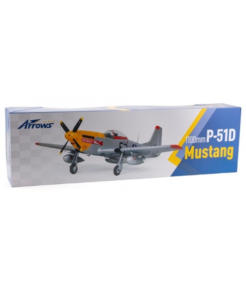 Arrows Hobby P-51D Mustang PNP Electric Airplane (1100mm)