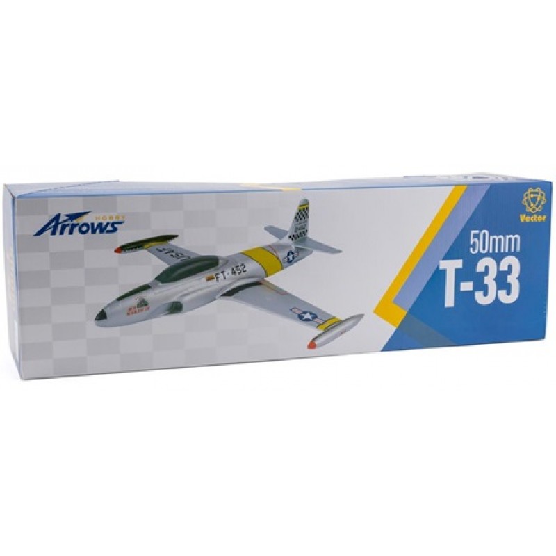 Arrows Hobby T-33 50mm EDF PNP Electric Airplane (800.5mm) w/Vector Flight Stabilization System