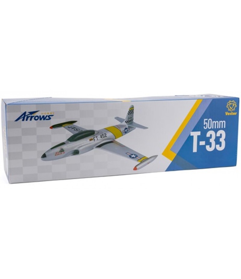 Arrows Hobby T-33 50mm EDF PNP Electric Airplane (800.5mm) w/Vector Flight Stabilization System