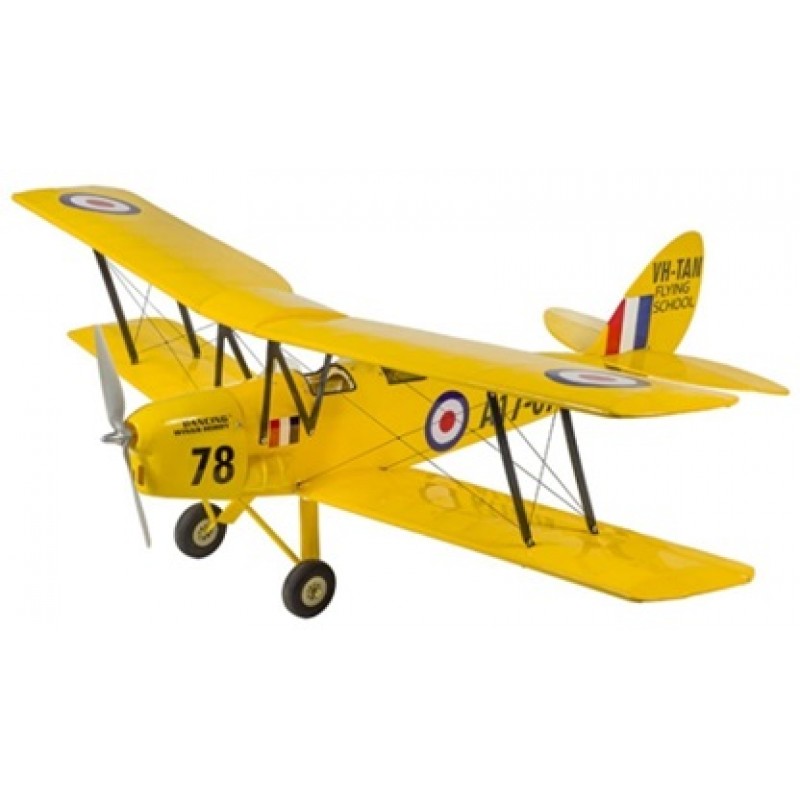 DW Hobby Tiger Moth ARF Electric Airplane Combo Kit (800mm)