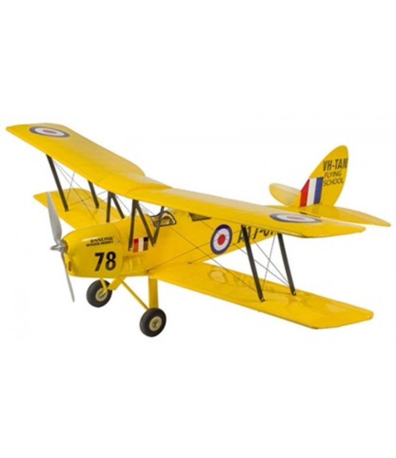 DW Hobby Tiger Moth ARF Electric Airplane Combo Kit (800mm)