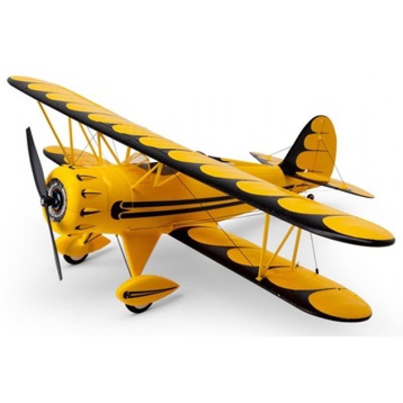 E-flite Ultra-Micro UMX Waco BNF Basic Electric Airplane (550mm) (Yellow) w/AS3X & SAFE