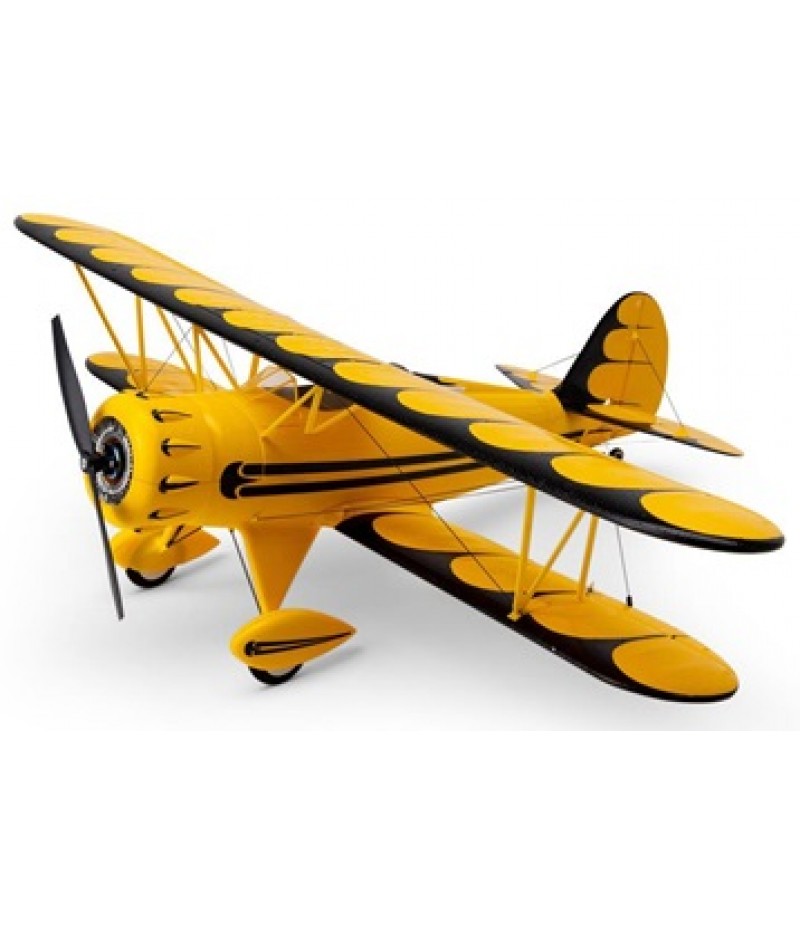 E-flite Ultra-Micro UMX Waco BNF Basic Electric Airplane (550mm) (Yellow) w/AS3X & SAFE