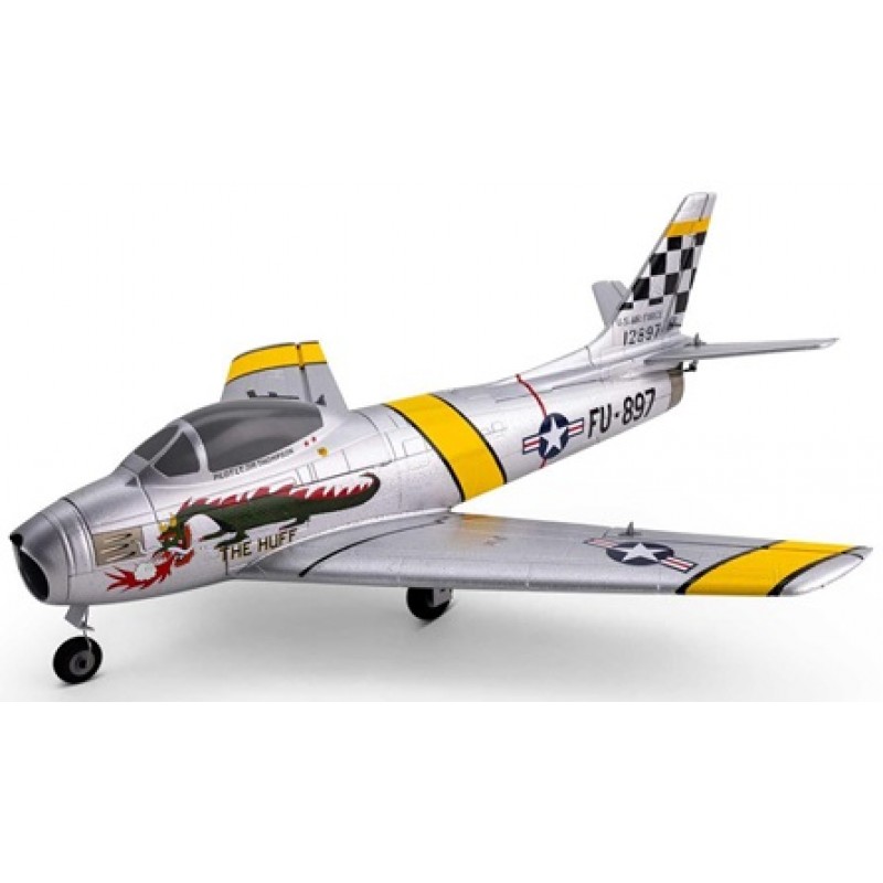 E-flite UMX F-86 Sabre 30mm EDF Jet BNF Electric Airplane w/AS3X & SAFE Select