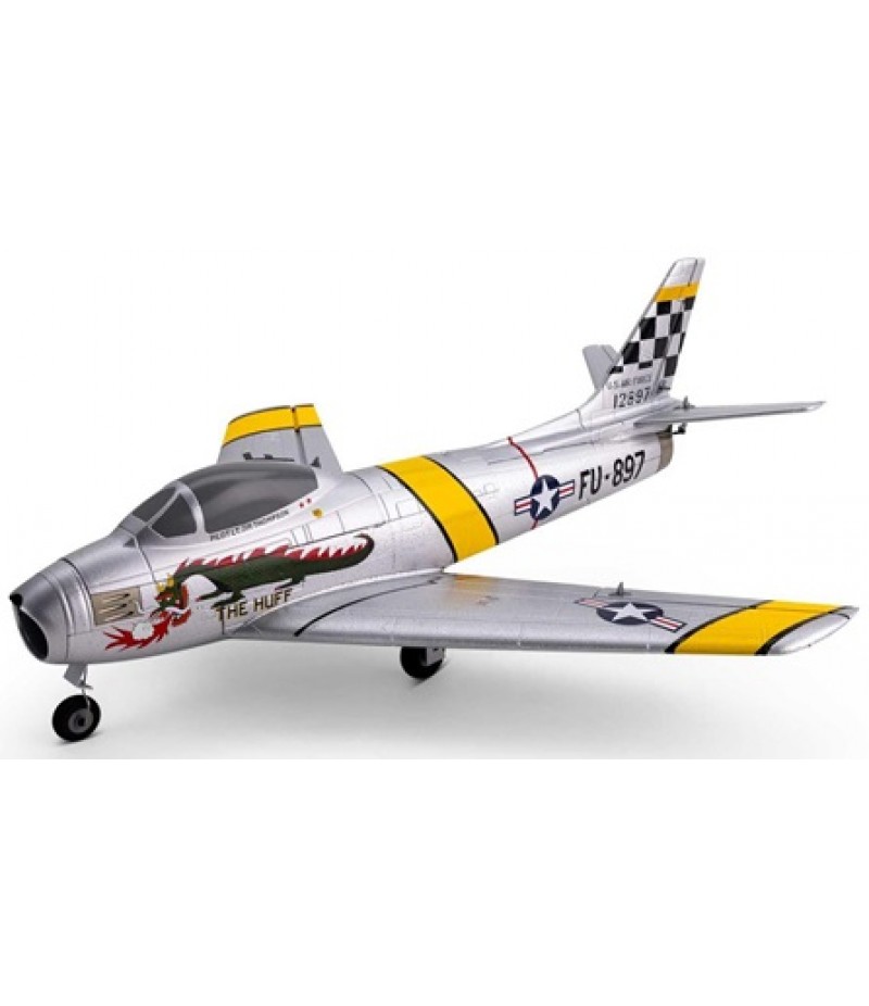 E-flite UMX F-86 Sabre 30mm EDF Jet BNF Electric Airplane w/AS3X & SAFE Select