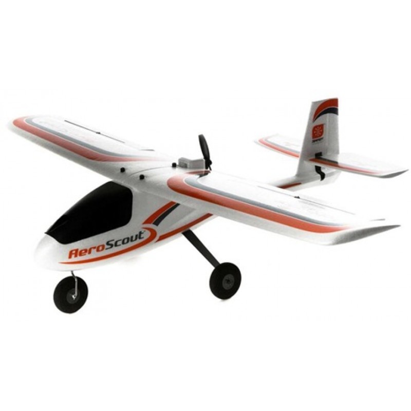 HobbyZone AeroScout S 2 1.1m RTF Trainer Electric Airplane (1095mm) w/SAFE & DXS Transmitter